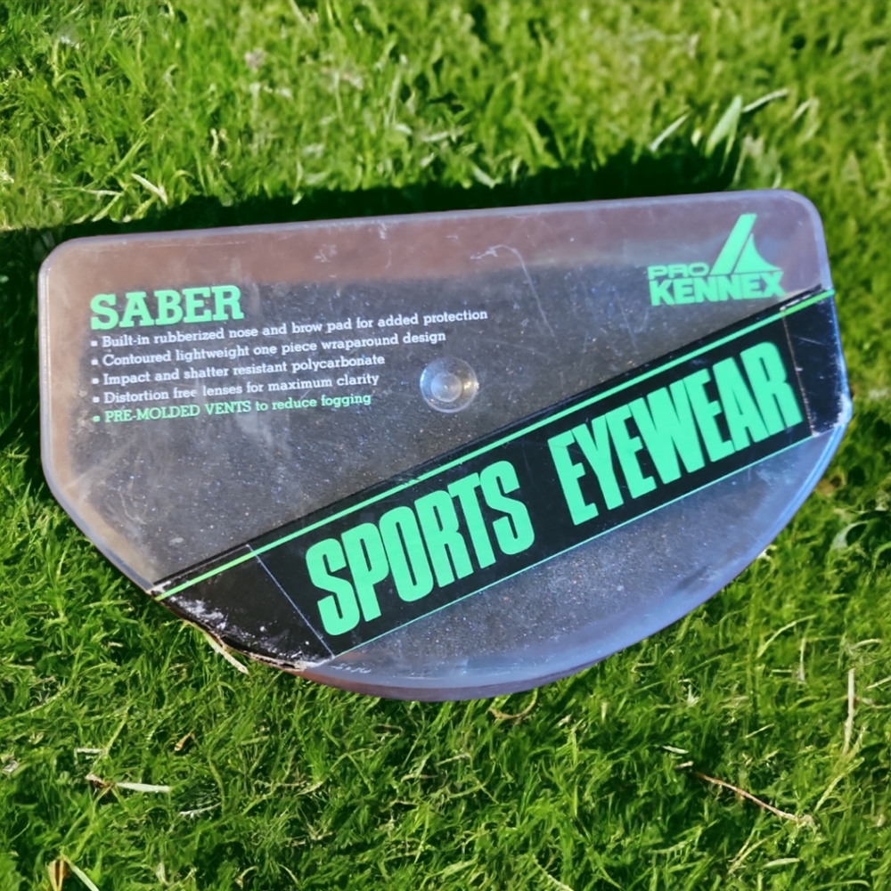 Saber Pro Kennex Sports Eyewear Unisex Glasses Racketball Tennis Wrap Around